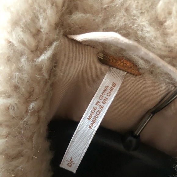 Free People Fuzzy Teddy Faux Fur Oversized Coat - Picture 5 of 7